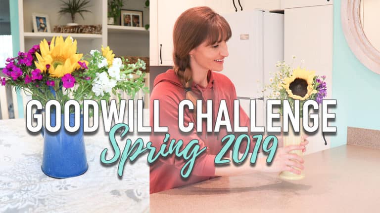 $5 Goodwill Challenge - Spring Inspiration