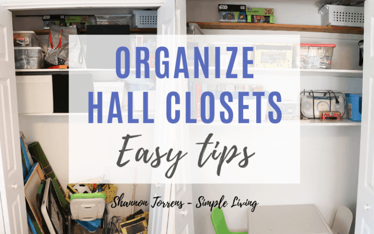 How to organize hall closets quickly and easily