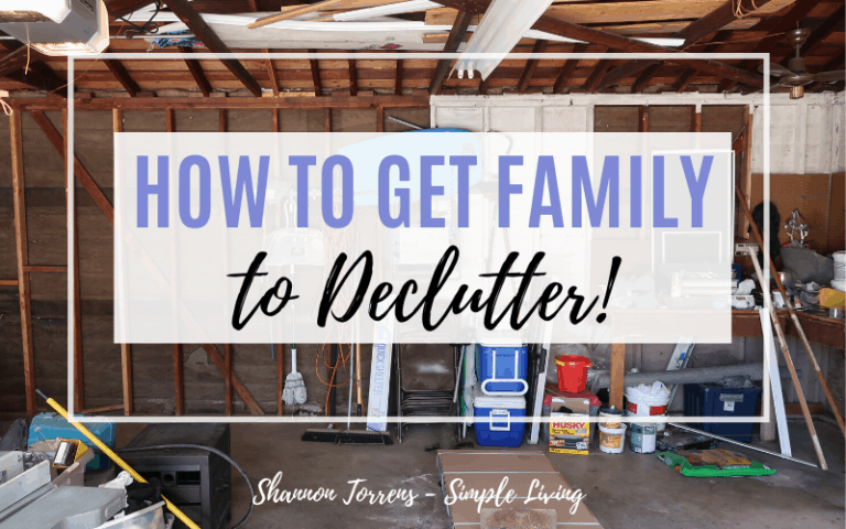 How to get your family to declutter