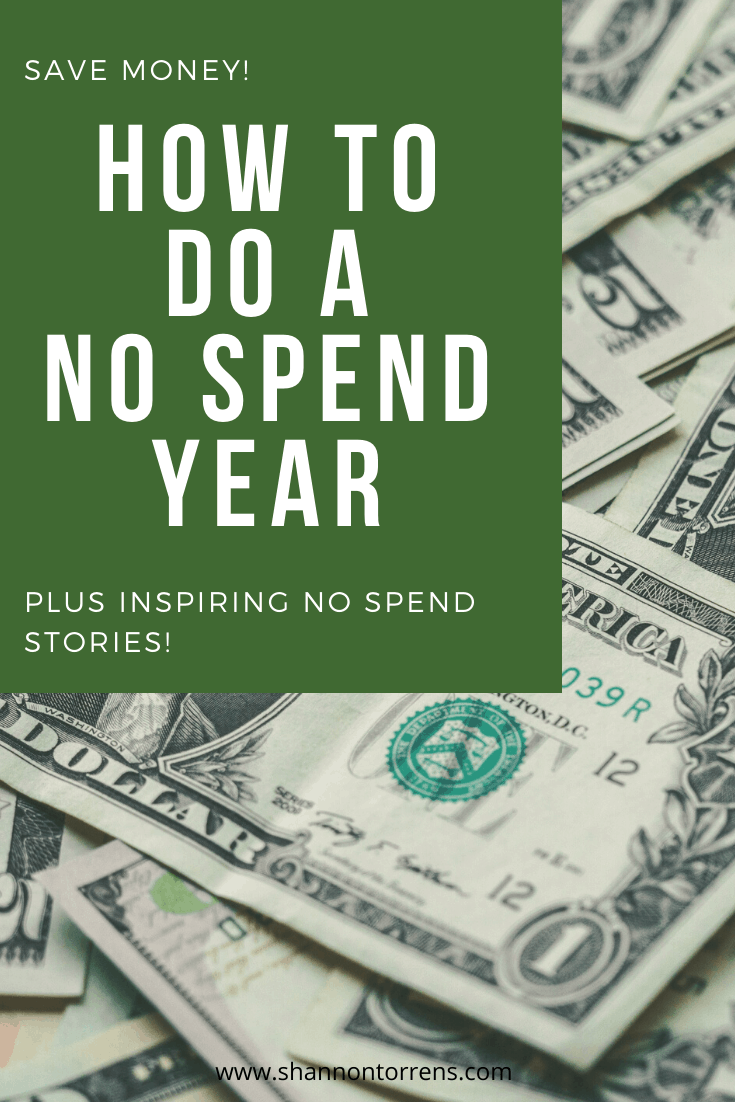 No Spend Challenge Shannon Torrens No spend challenge shannon torrens