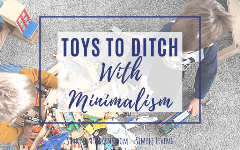 Toys to Ditch With Minimalism