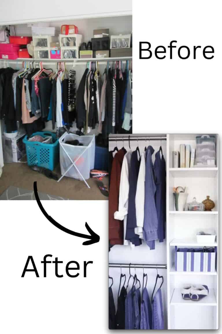Before and After Decluttering Photos - Shannon Torrens