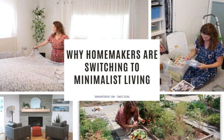 homemakers switching to minimalism