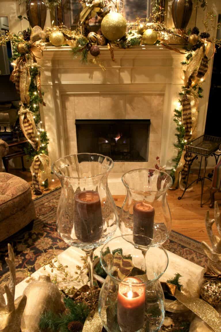 30 Christmas Fireplace Decor Ideas - Shannon Torrens