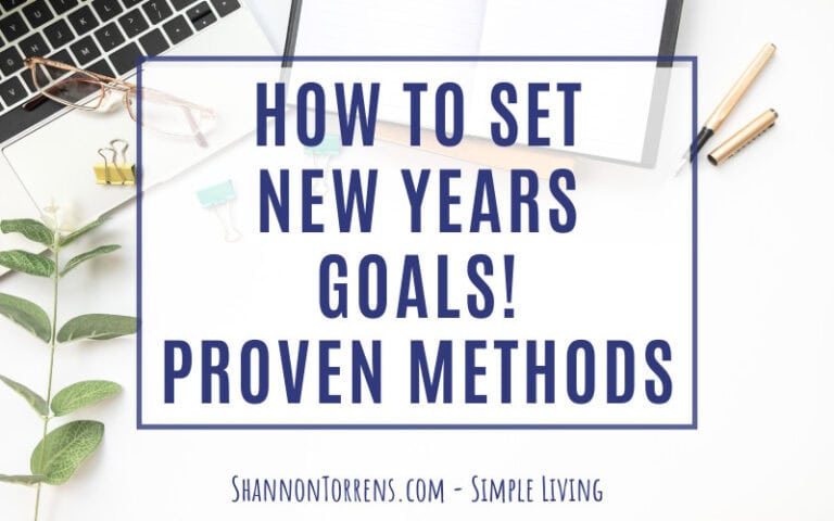 How to Set Goals For a New Year - Shannon Torrens
