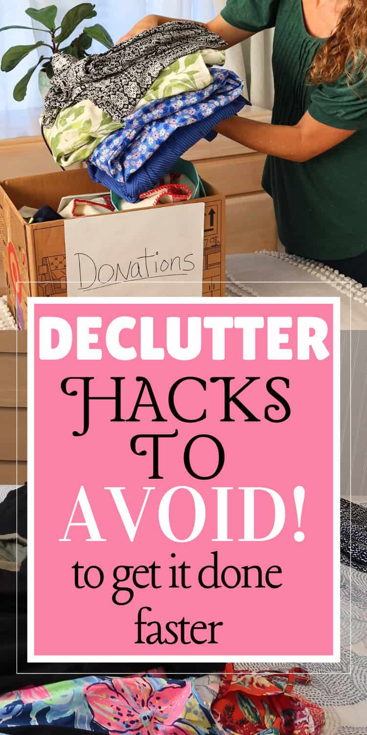 Decluttering Hacks To Avoid - Shannon Torrens
