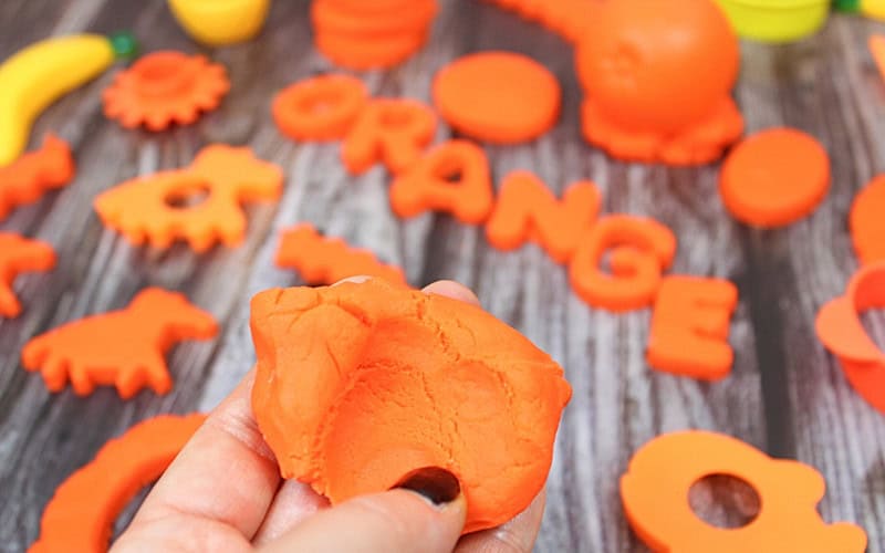 Orange Play Dough Recipe
