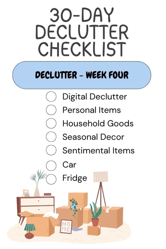 declutter week four