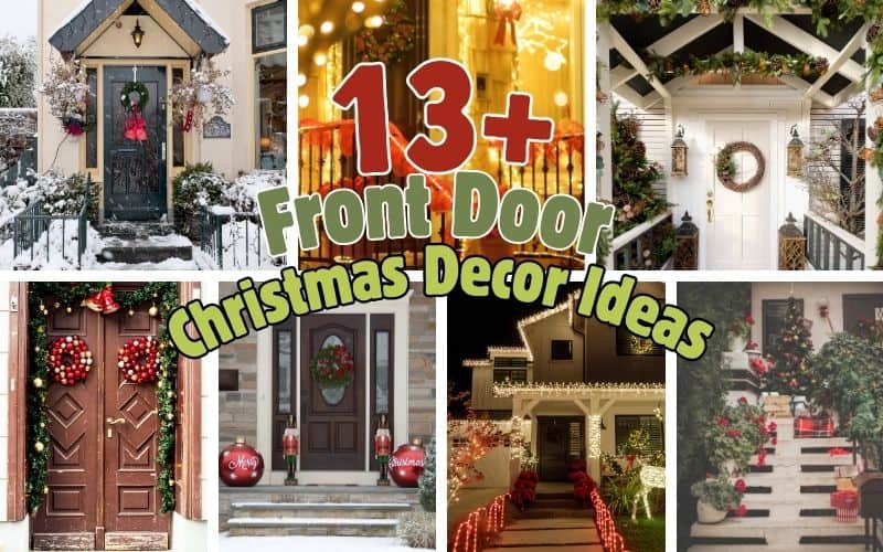 13 front door Christmas decoration ideas