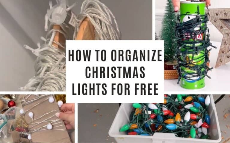 the best way to organize christmas lights