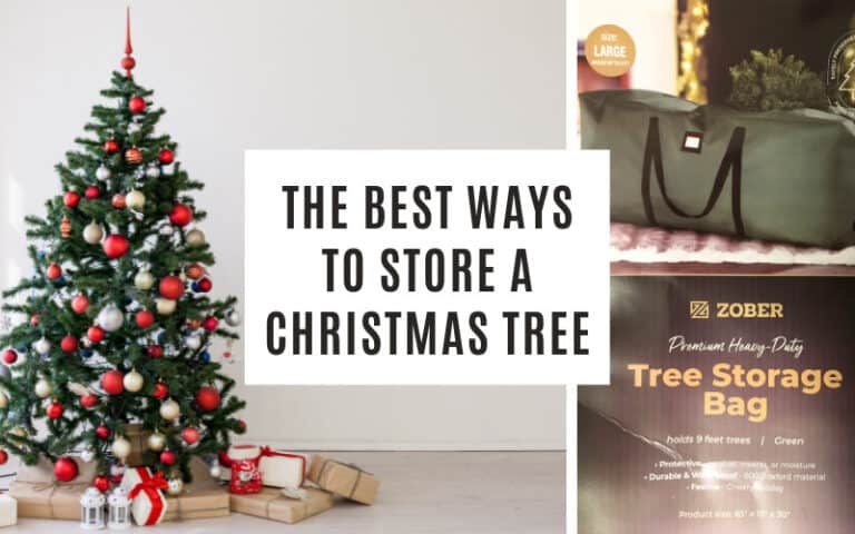 the best way to store christmas tree