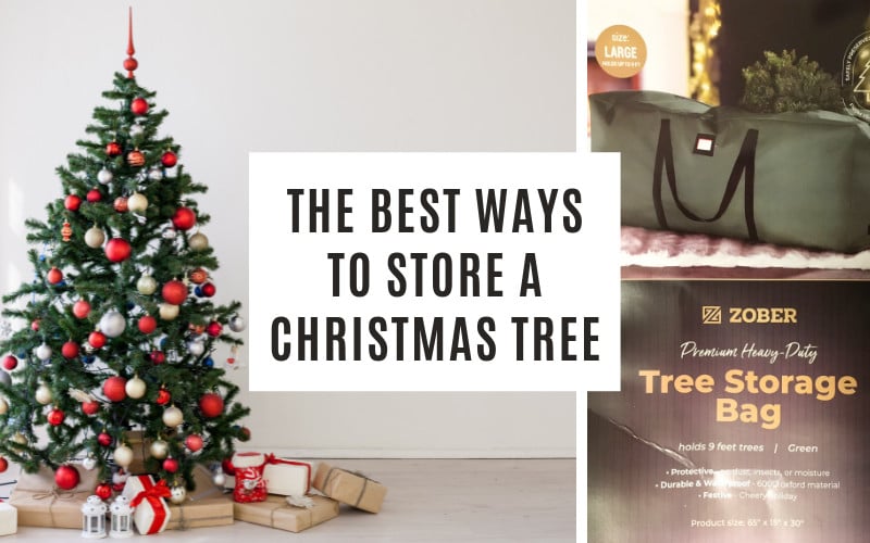 the best way to store christmas tree