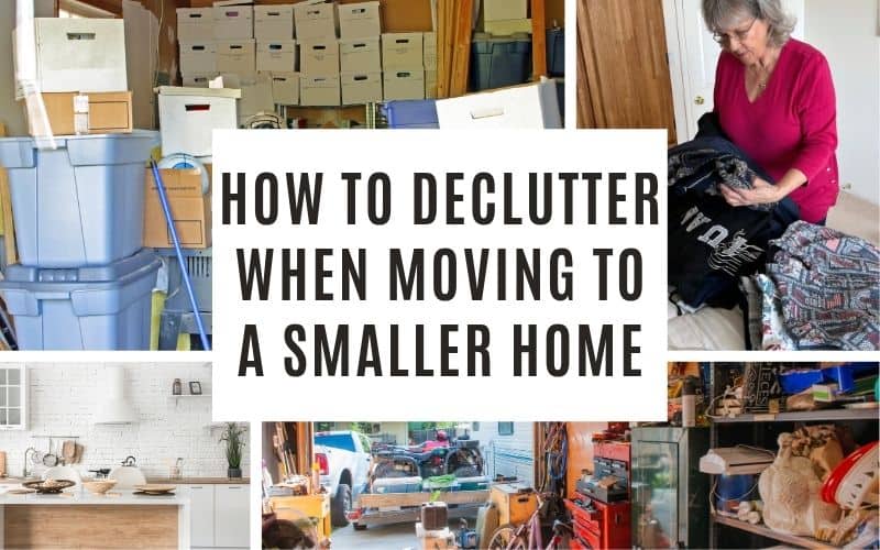 how to declutter when moving to a smaller home