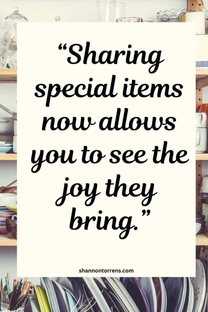 sharing items quote