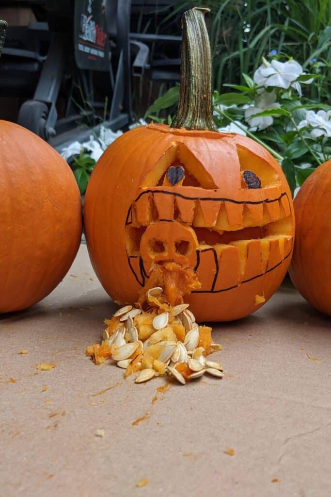 simple carving pumpkins