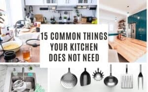 15 common things to declutter kitchen