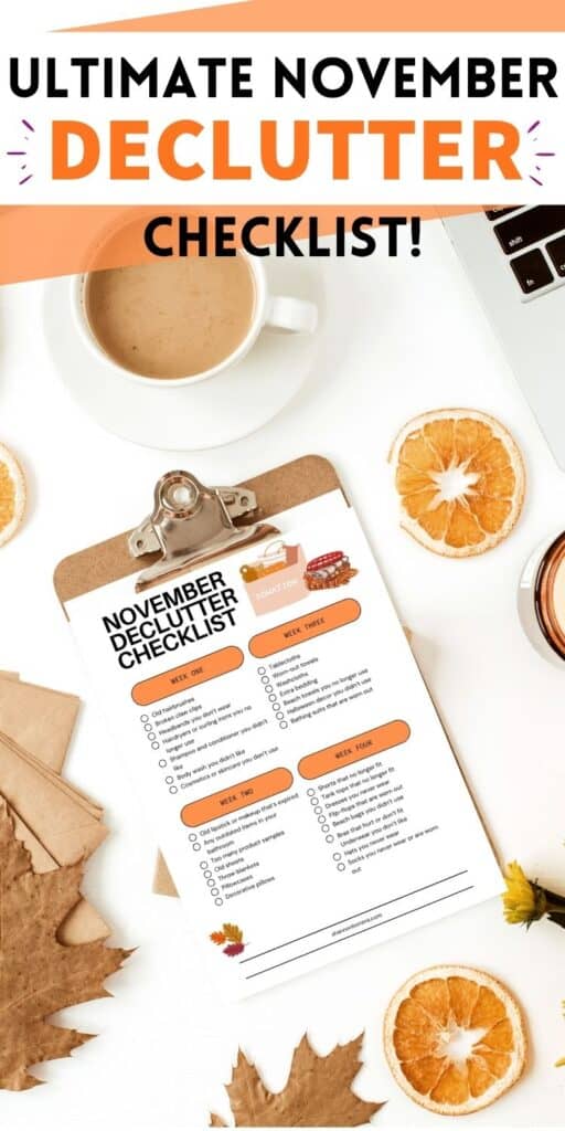 ULTIMATE NOVEMBER DECLUTTER CHECKLIST copy
