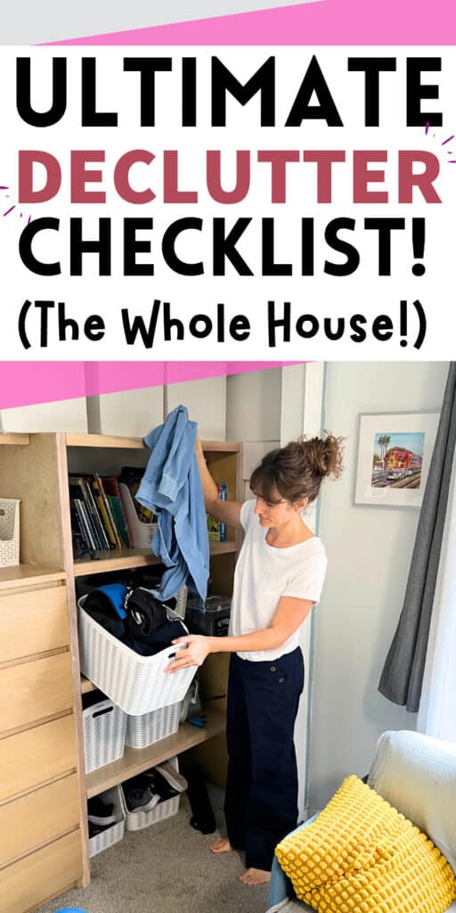 Ultimate declutter Checklist