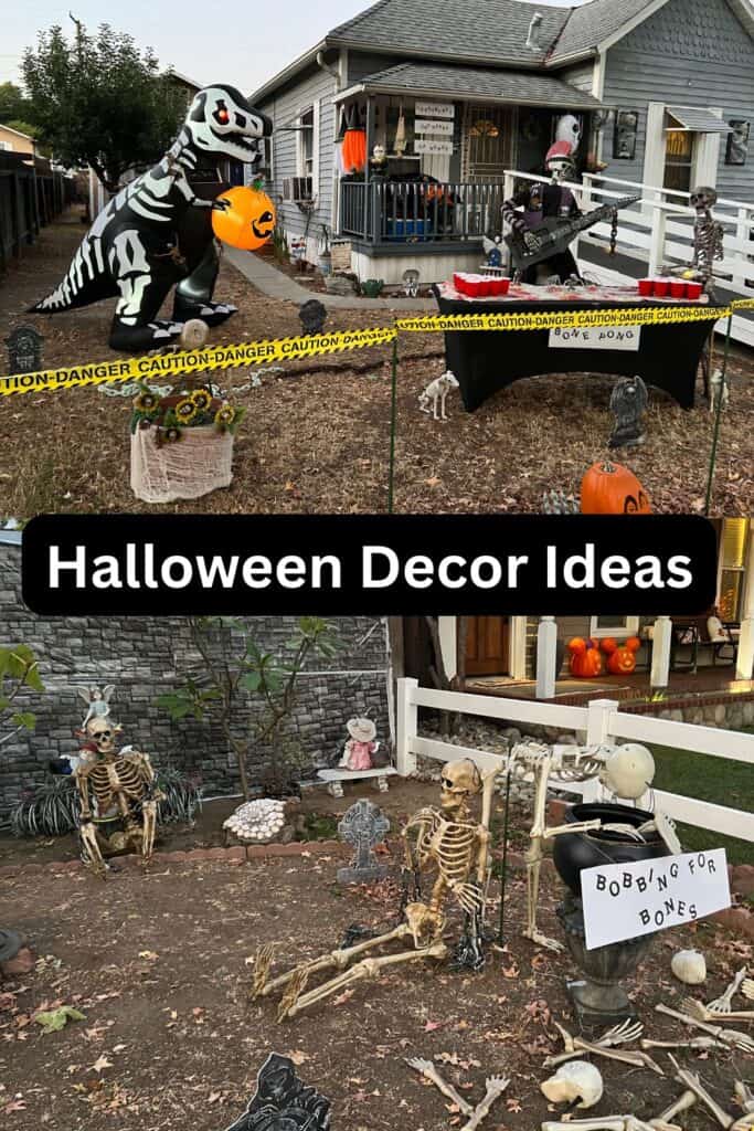 halloween bones house