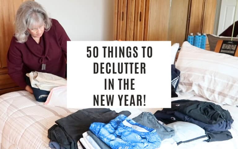 50 things to declutter in the new year