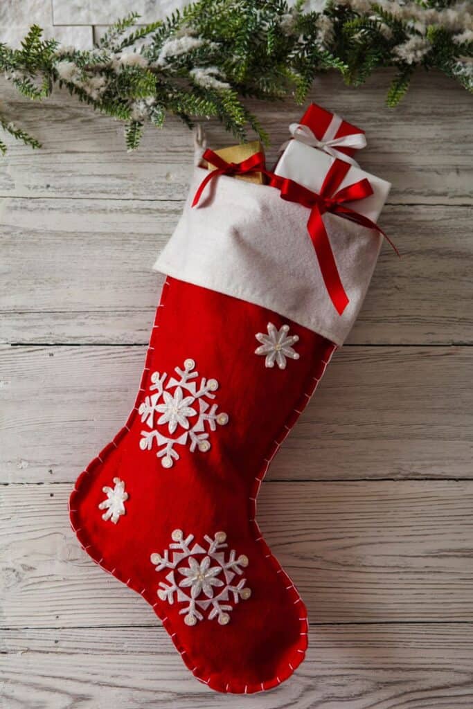 Simple Hand-Stitched Stockings