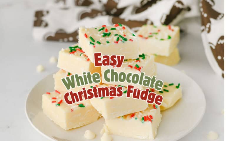 White Chocolate Christmas Fudge