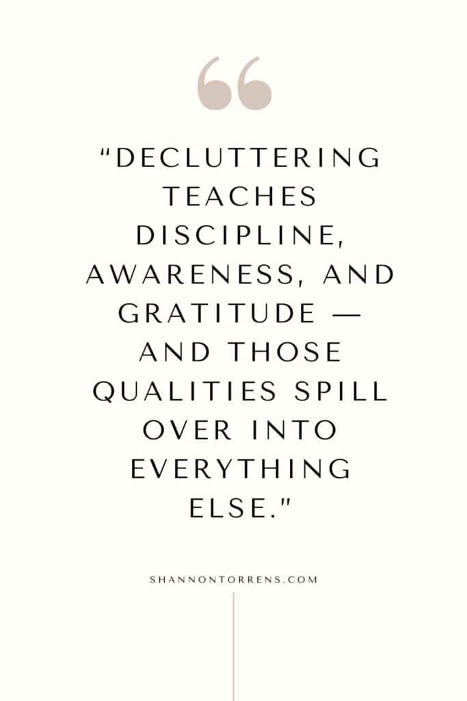 declutter quote