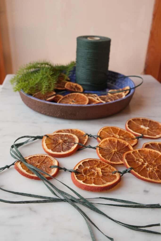 orange slice garland