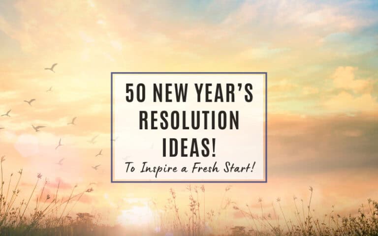 20 new years resolutions to inspire a fresh start