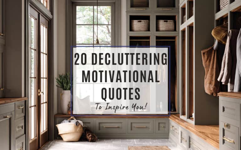 20 decluttering motivational quotes