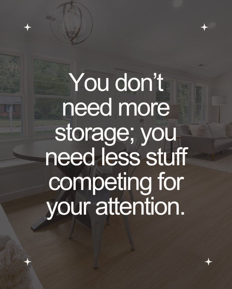 Declutter quote