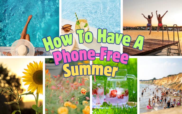 how to have a phone free summer