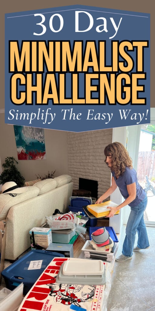 1 30 day minimalist challenge