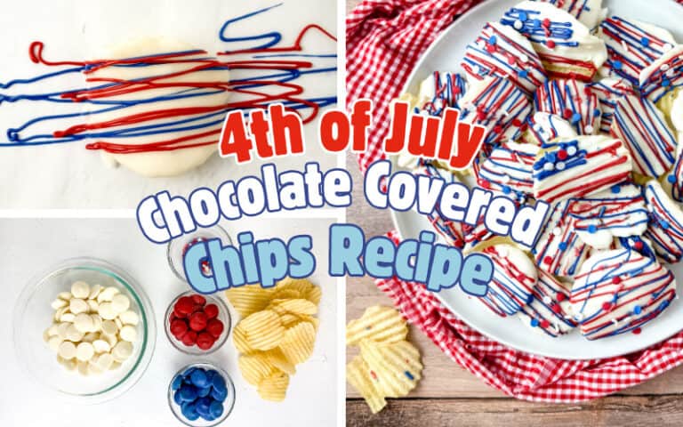 4th of july chocolate covered chips