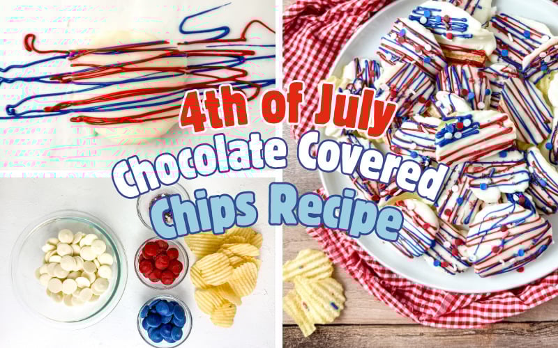 4th of july chocolate covered chips