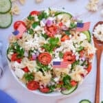 4th of july pasta salad