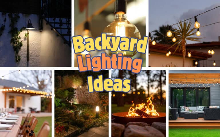 Backyard lighting ideas