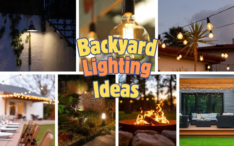 Backyard lighting ideas