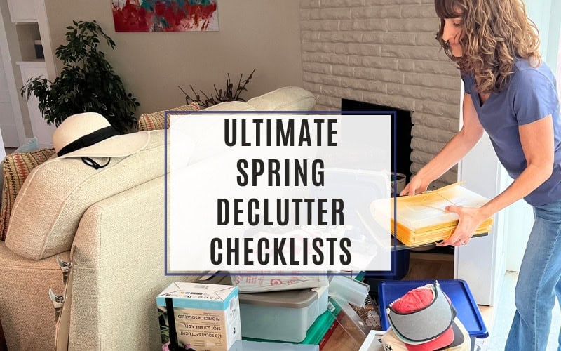 ULTIMATE Spring DECLUTTER CHECKLISTs
