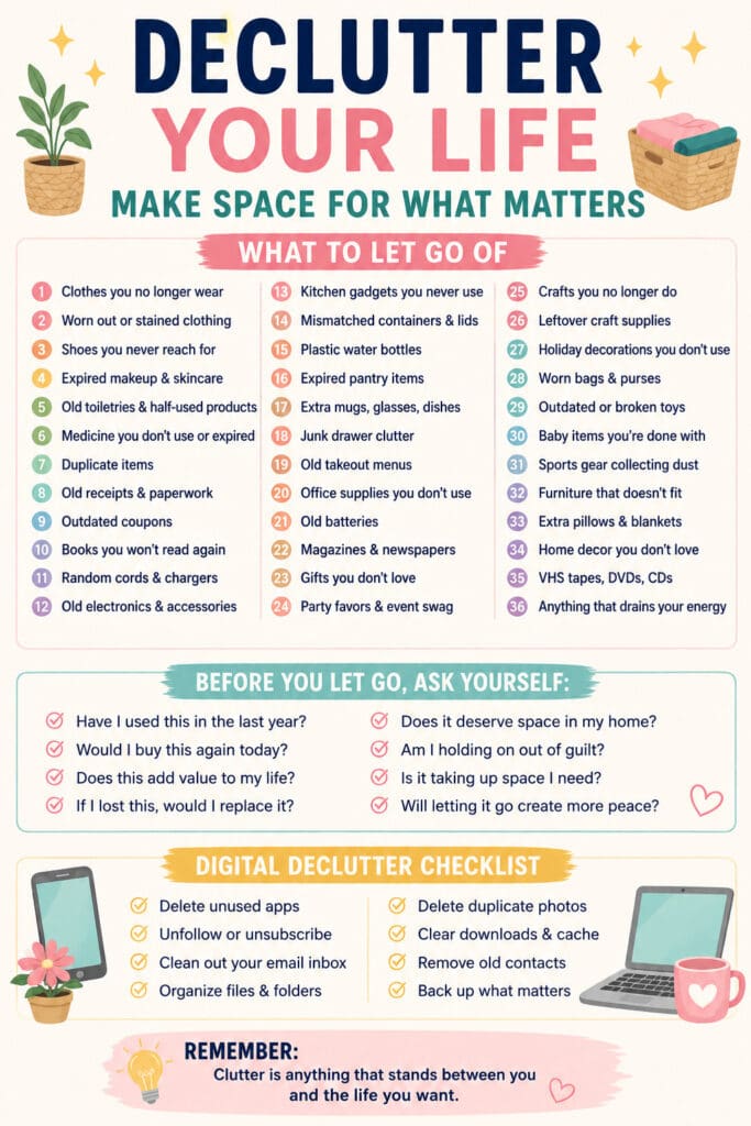 declutter your life