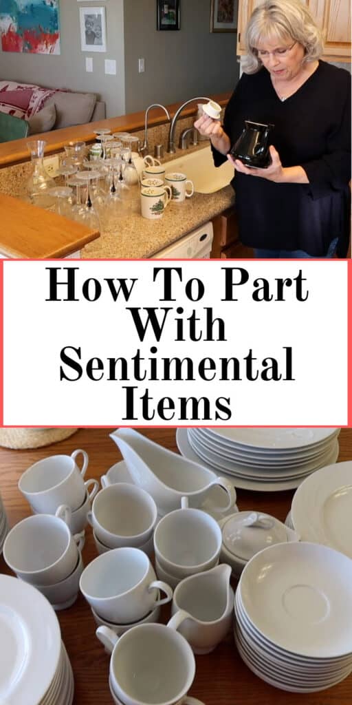 how to part with sentimental items