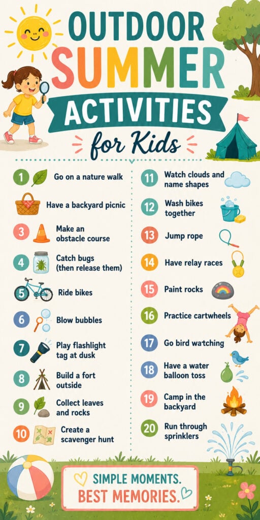 summer activities for kids that are free