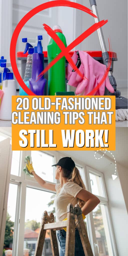 20 old-fashioned cleaning tips that still work today