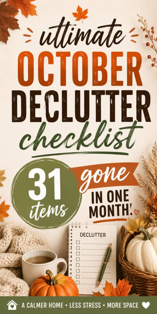 declutter oct checklist