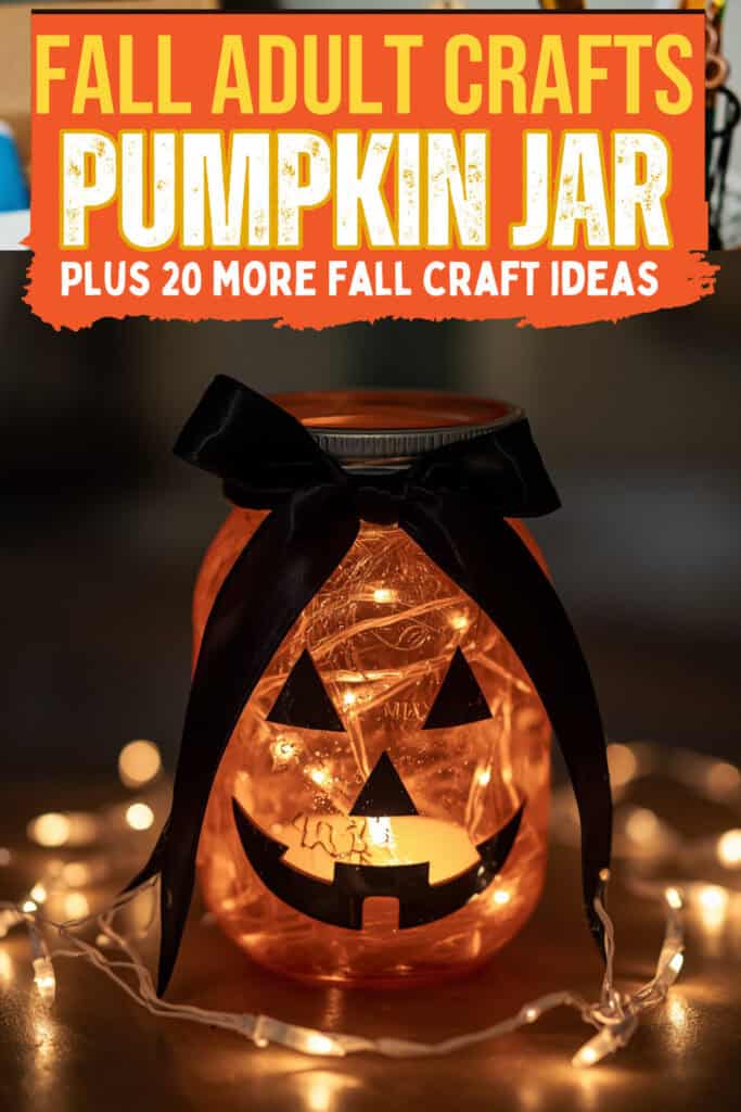 painted mason jar