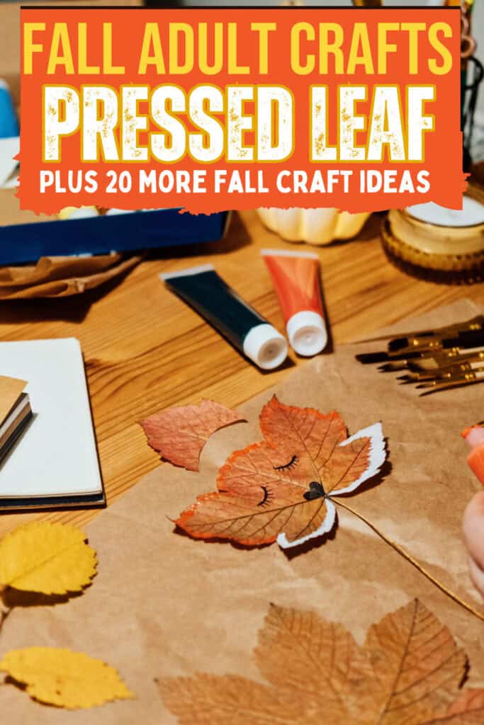 pressed leaf fall art