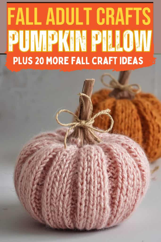 sweater pumpkin pillow