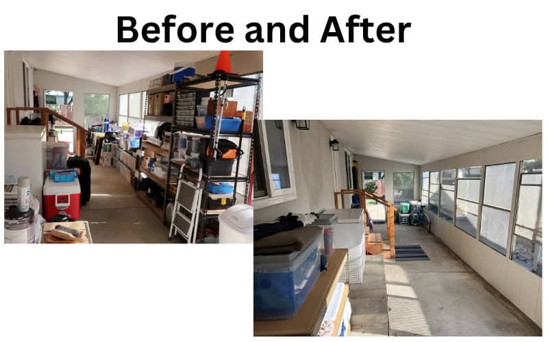 before and after room