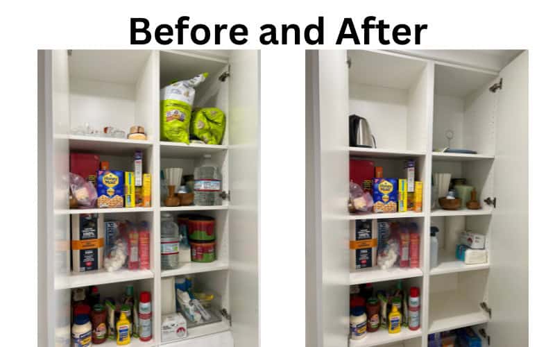 kitchen declutter 1