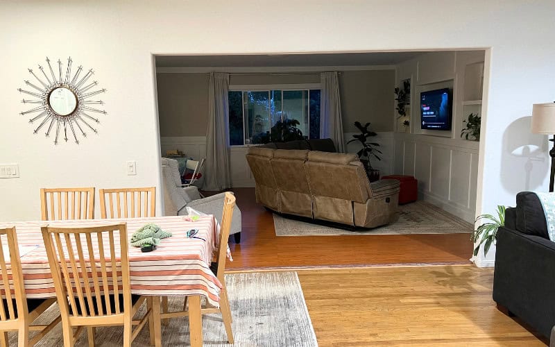 Current Living room and home